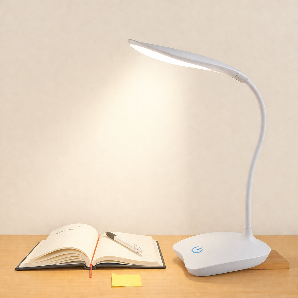 LED Desktop Reading Lamp – Eye-Care Desk Light for Study & Work