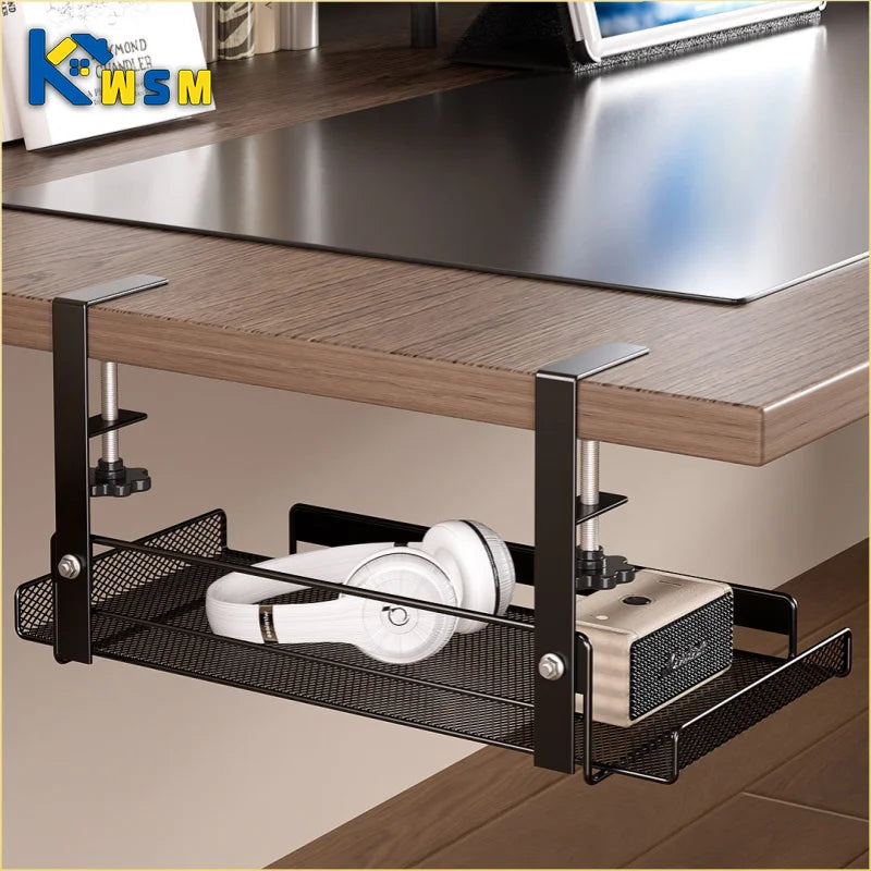 Under Desk Storage Tray – Organize Cables, Chargers & Everyday Essentials
