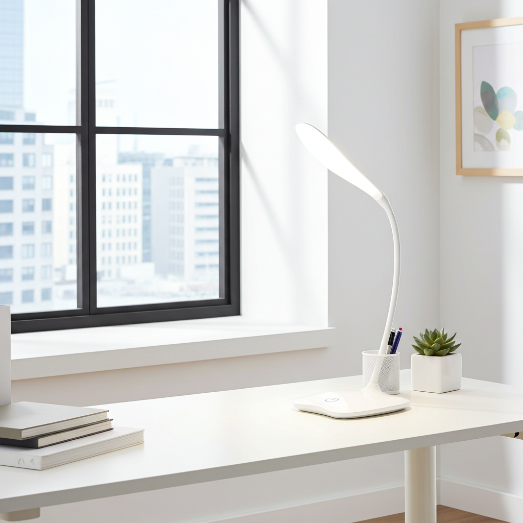 LED Desktop Reading Lamp – Eye-Care Desk Light for Study & Work